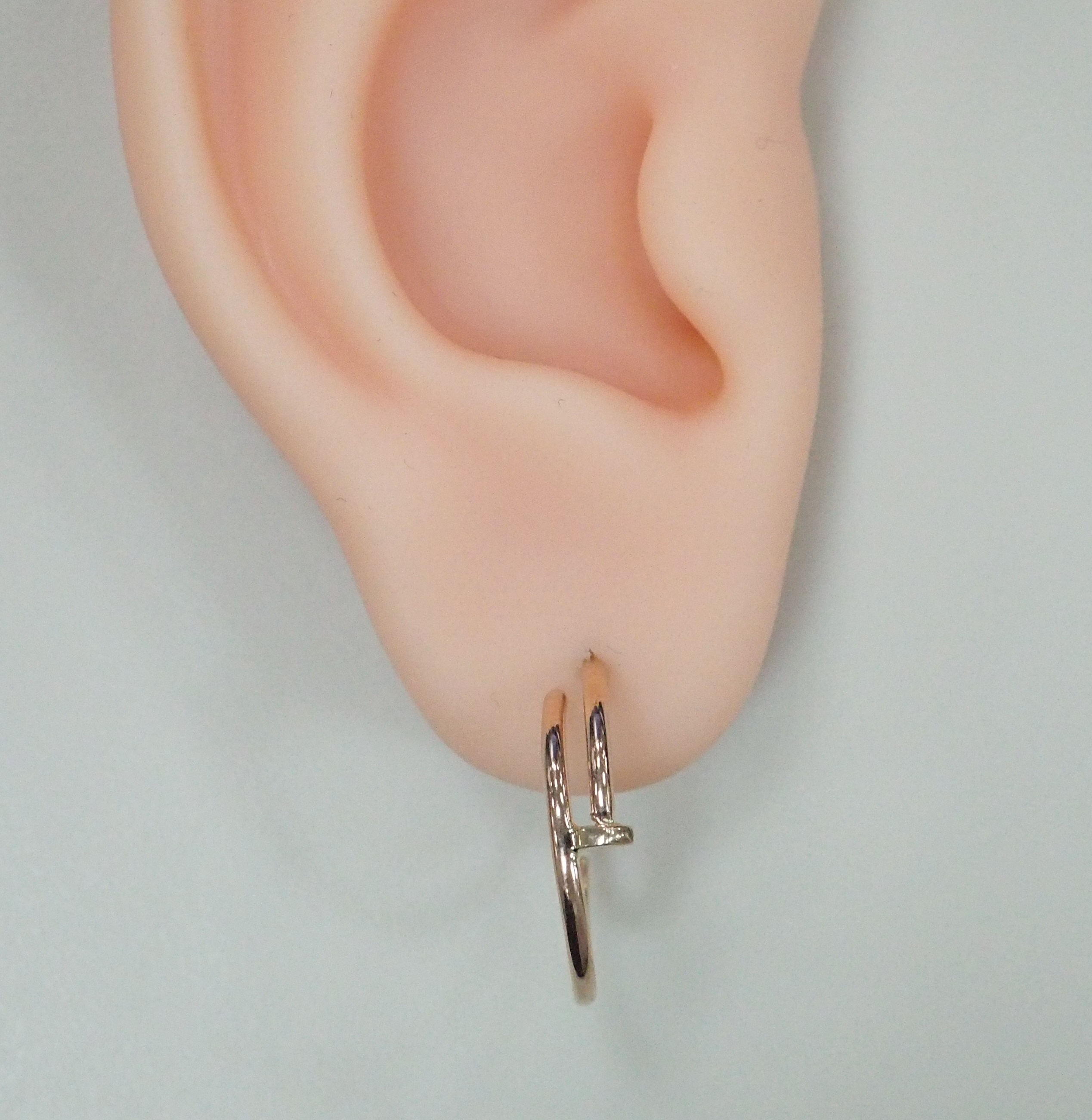 Серьги-пусеты из золота "Гвозди"